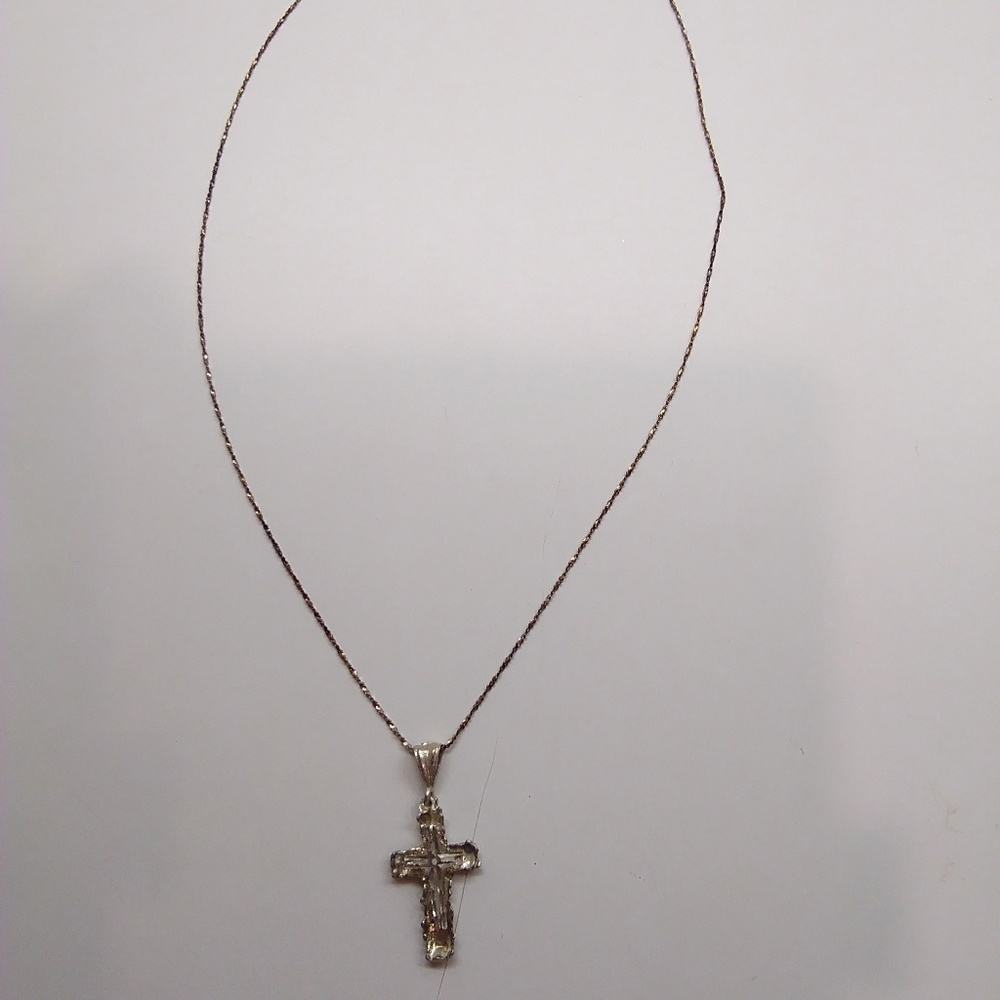 Silver Cross Necklace